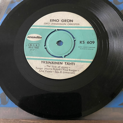 EINO GRÖN: Yksinäinen tähti * Mustalaisen soitto *FIN 1965