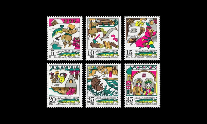 DDR 1901-6 ** Hauen käskystä -satukuvitus (1973)