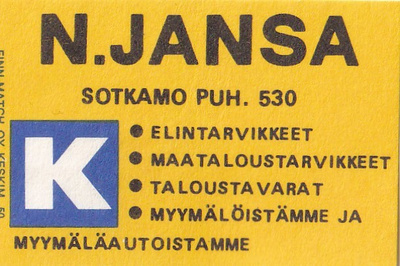 Sotkamo. N. Jansa,  b426