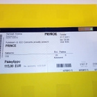 Käyttämätön pääsylippu PRINCE HARTWALL AREENA 21.7.2011 - pikkukuva 1