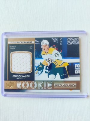 Eeli Tolvanen - 21-22 UD Rookie Retrospective Jersey
