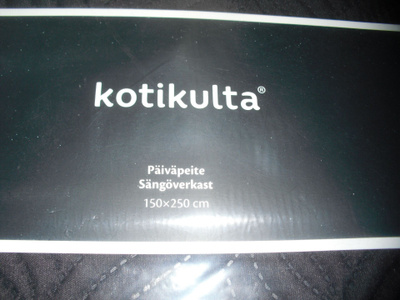 KOTIKULTA, PÄIVÄPEITTO 150x250cm, UUSI