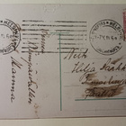 Pariskunta suutelee, amoriini vieressä, p. 1914 - pikkukuva 2
