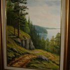 Tapio Junnonen  KANSALLISMAISEMA  öljy 66x56cm - pikkukuva 3