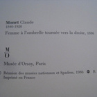 Painokuva Monet Femme à l’ombrelle Musée d’Orsay (oikea) - pikkukuva 2