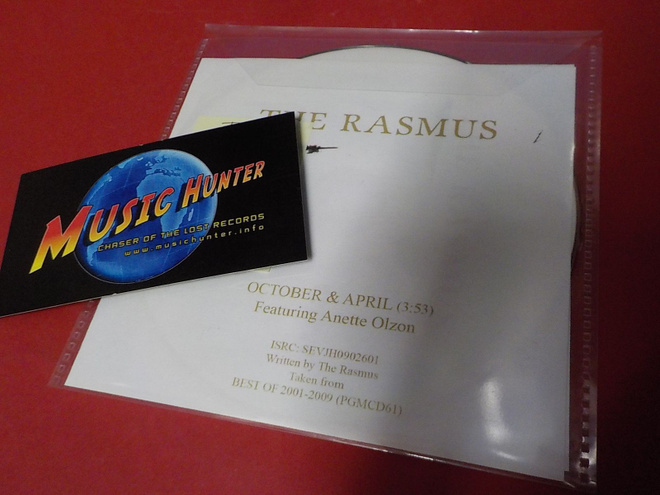 THE RASMUS - OCTOBER & APRIL RARE PROMO CD-R