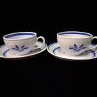 2 x Blue Rose lastenkuppi Arabia - pikkukuva 1
