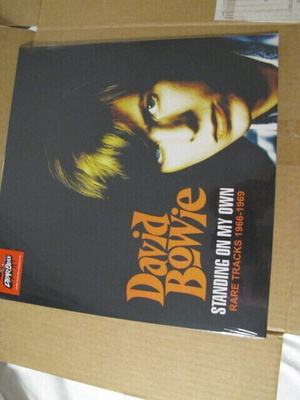David Bowie standing on my own lp muoveissa ltd 300 väri
