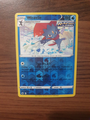 Pokemon Weavile 031/198 Reverse holo Rare