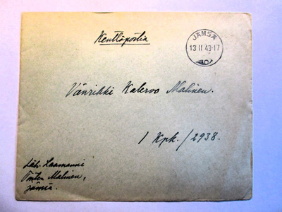 1943 Jämsä yksirenkainen kp kuorella