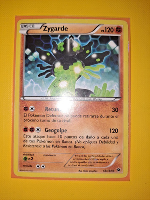 Zygarde 53/124 Pokemon Fates Collide Rare card