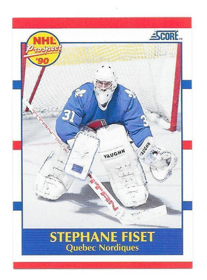 1990-91 Score #415 Stephane Fiset Quebec Nordiques MV RC
