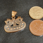 Viking Jewelry Viking laiva riipus pronssi - pikkukuva 4