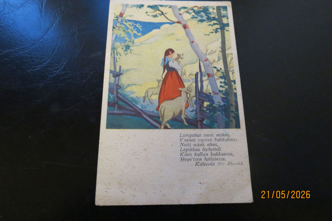 MARTTA WENDELIN 1931 KULKENUT KORTTI 474 R2