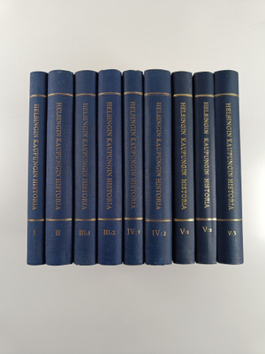 Ragnar Rosen : Helsingin kaupungin historia 1-5:3 (9 kirjaa)
