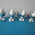 Vintage Schleich Smurffi figuurit, 4 erilaista, Germany - pikkukuva 3
