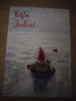 Joulu kortti,kulkematon.