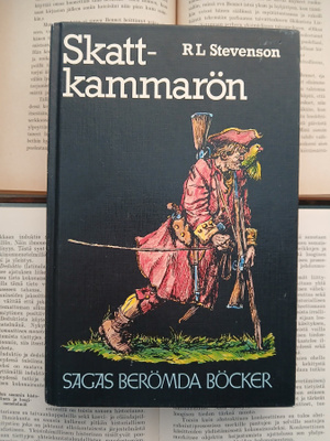 Robert Louis Stevenson - Skattkammarön (inbunden bok).)