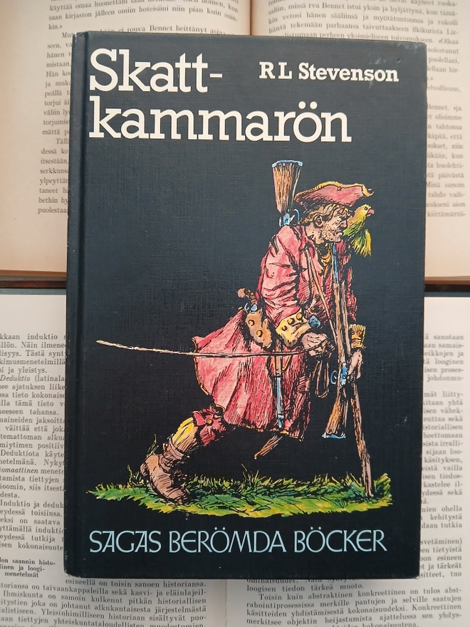 Robert Louis Stevenson - Skattkammarön (inbunden bok).)