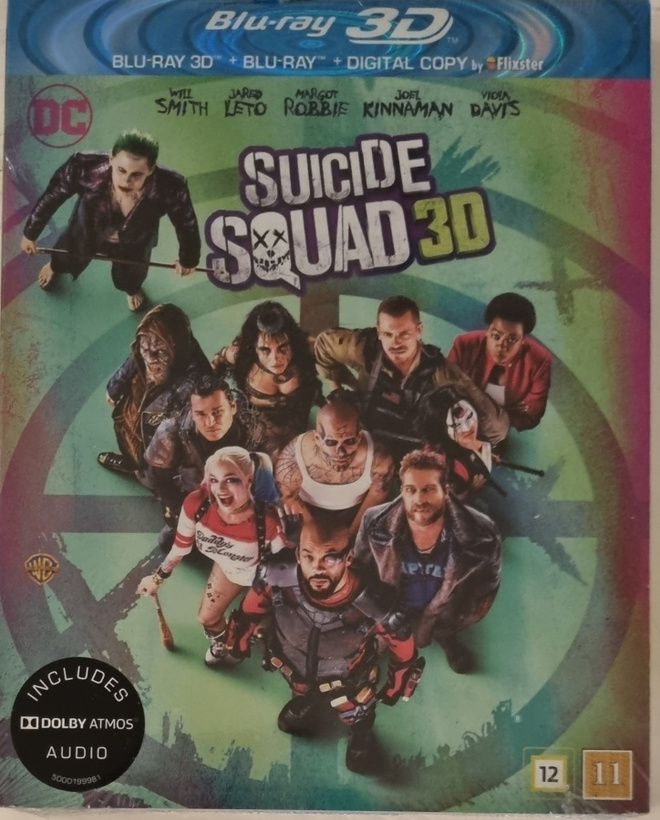 SUICIDE SQUAD 3D BLU-RAY + BLU-RAY