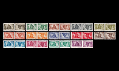 Unkari 821-34tb * Jälleenrakentaminen tête-bêche (1945)