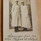 valokuvakortti, neitoset, kortti kulkenut Ruotsissa1918 - pikkukuva 1