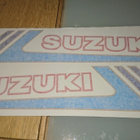 SUZUKI PV 1985 harvoin nähty tankin tarrasarja - pikkukuva 1