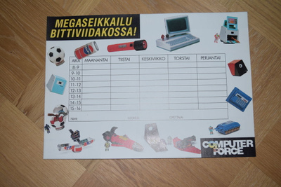 lukujärjestys computer force