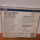 Tom Krause,Irwin Gage:Schumann,Brahms,Musorgsky CD - pikkukuva 2