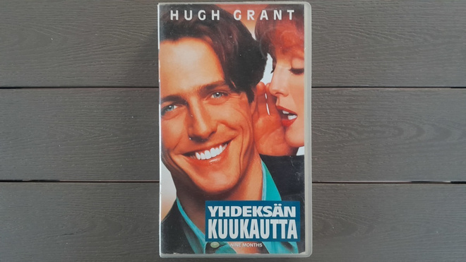 VHS: Yhdeksän Kuukautta / Nine Months (Hugh Grant 1995)