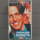 VHS: Yhdeksän Kuukautta / Nine Months (Hugh Grant 1995) - pikkukuva 1