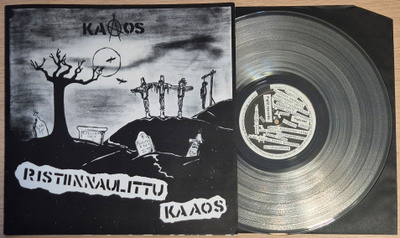 KAAOS - Ristiinnaulittu kaaos LP (2023 repress,clear vinyl)