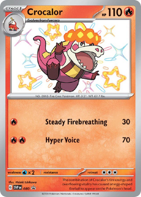 Crocalor SVP 080 - Black Star Promo - NM/M
