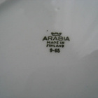 Kilta tarjoiluvati 31 x 14,5 cm valkoinen Kaj Franck Arabia - pikkukuva 4