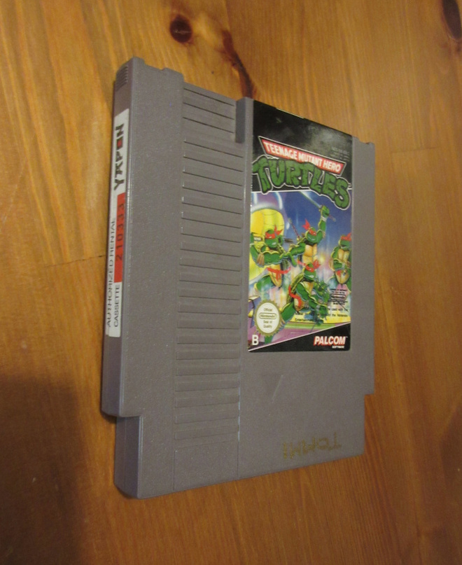 NES: Turtles YAPON-vuokrapeli (L) skandi