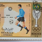 POSTIMERKKI ERÄ 9kpl "Jalkapallo MM/OLYMPIA v.1964-1972 - pikkukuva 5