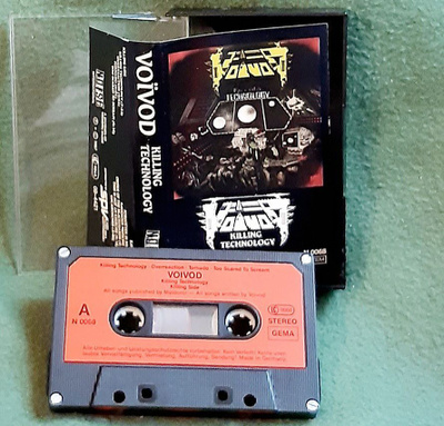 Voivod - Killing Technology c-kasetti NM!