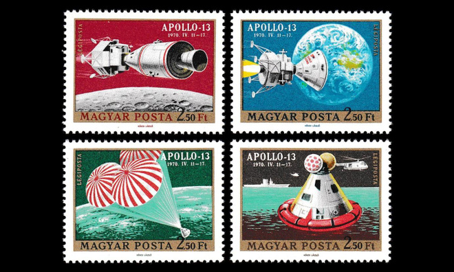 Unkari 2594-7 ** Apollo 13:n kuulaskeutuminen (1970)