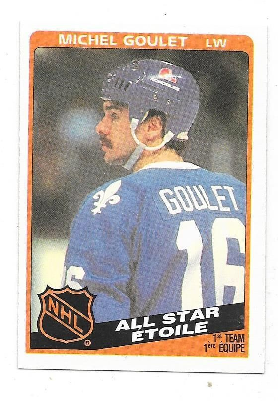 1984-85 OPC #207 Michel Goulet , Quebec Nordiques