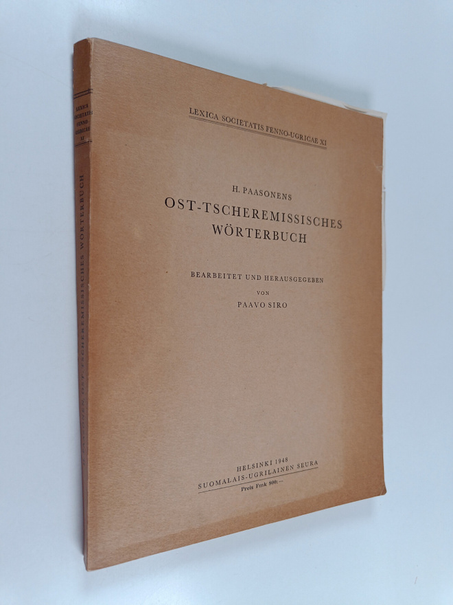 H. Paasonens : Lexica societatis fenno-ugricae 11 : ost-t...