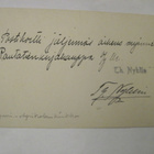 Signeerattu Viipuri Postikortin Alkup.Mallikappale 1920-l - pikkukuva 2