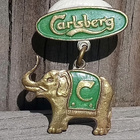 Carlsberg merkki. Hyväkuntoinen. Vanha. - pikkukuva 5