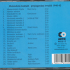 Molotohvin Koktail CD-levy - Sota-ajan Propagandaa 1940-1942 - pikkukuva 2