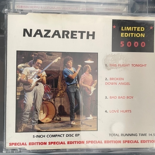 NAZARETH - This Flight Tonight CD EP (4 biisiä, v. 1988)