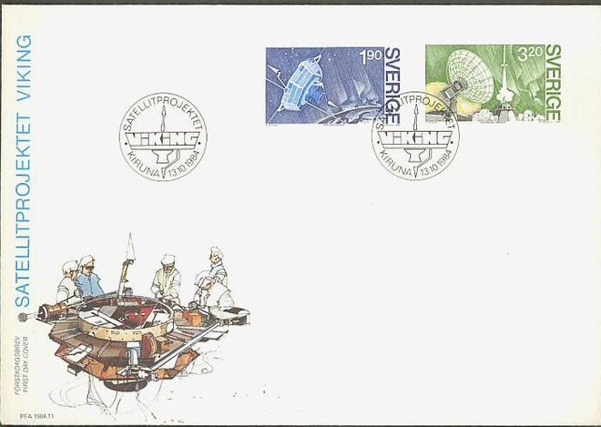 Ruotsi 1984 Viking FDC