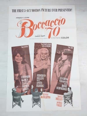 Boccaccio 70 - elokuvajuliste ( 104 x 68 cm )