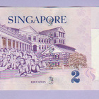 Singapore 2 Dollars v.2005 UNC P-45A - pikkukuva 2