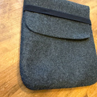Huopapussukka kotelo esim. kuulokkeille 18 cm x 21 cm - pikkukuva 2
