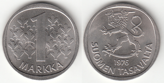 1 mk 1976, hyvä
