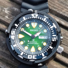 Seiko Prospex vihreä turtle tms - pikkukuva 2
